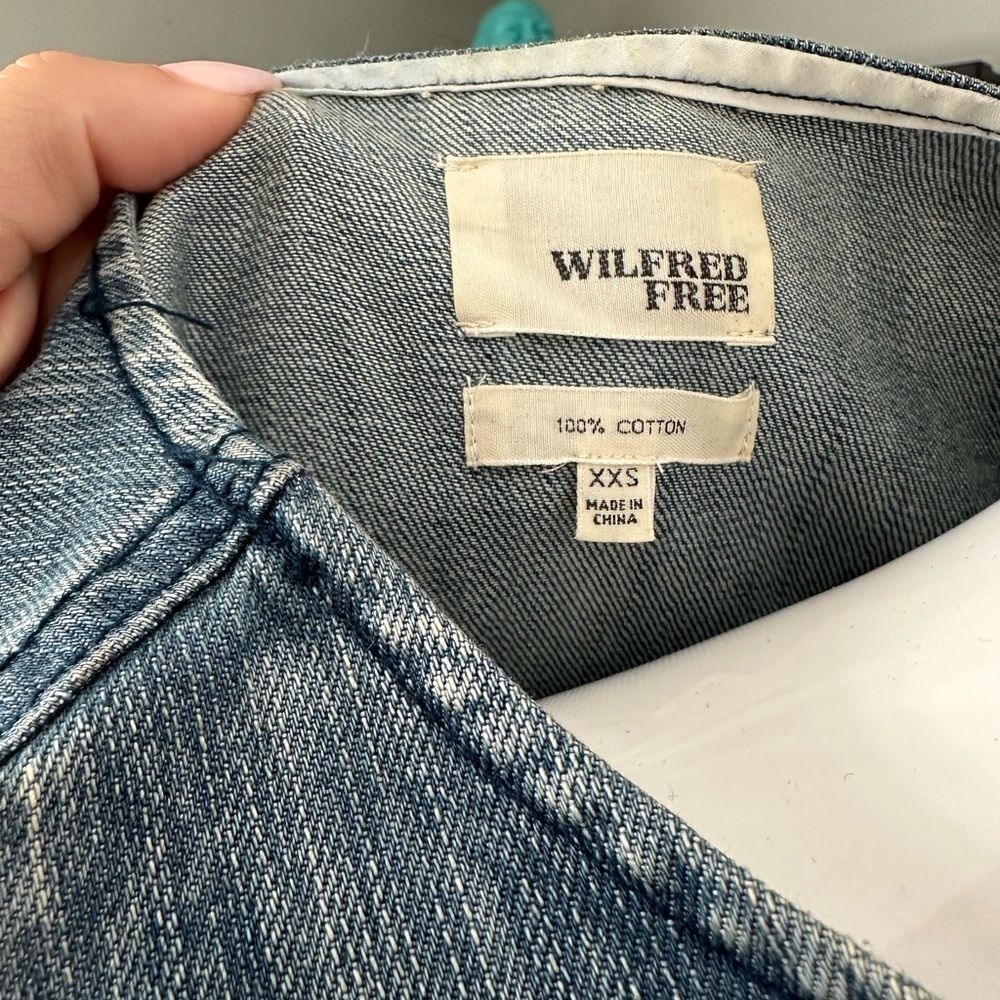 Wilfred Free Light Blue Denim Dress - Picture 2 of 5
